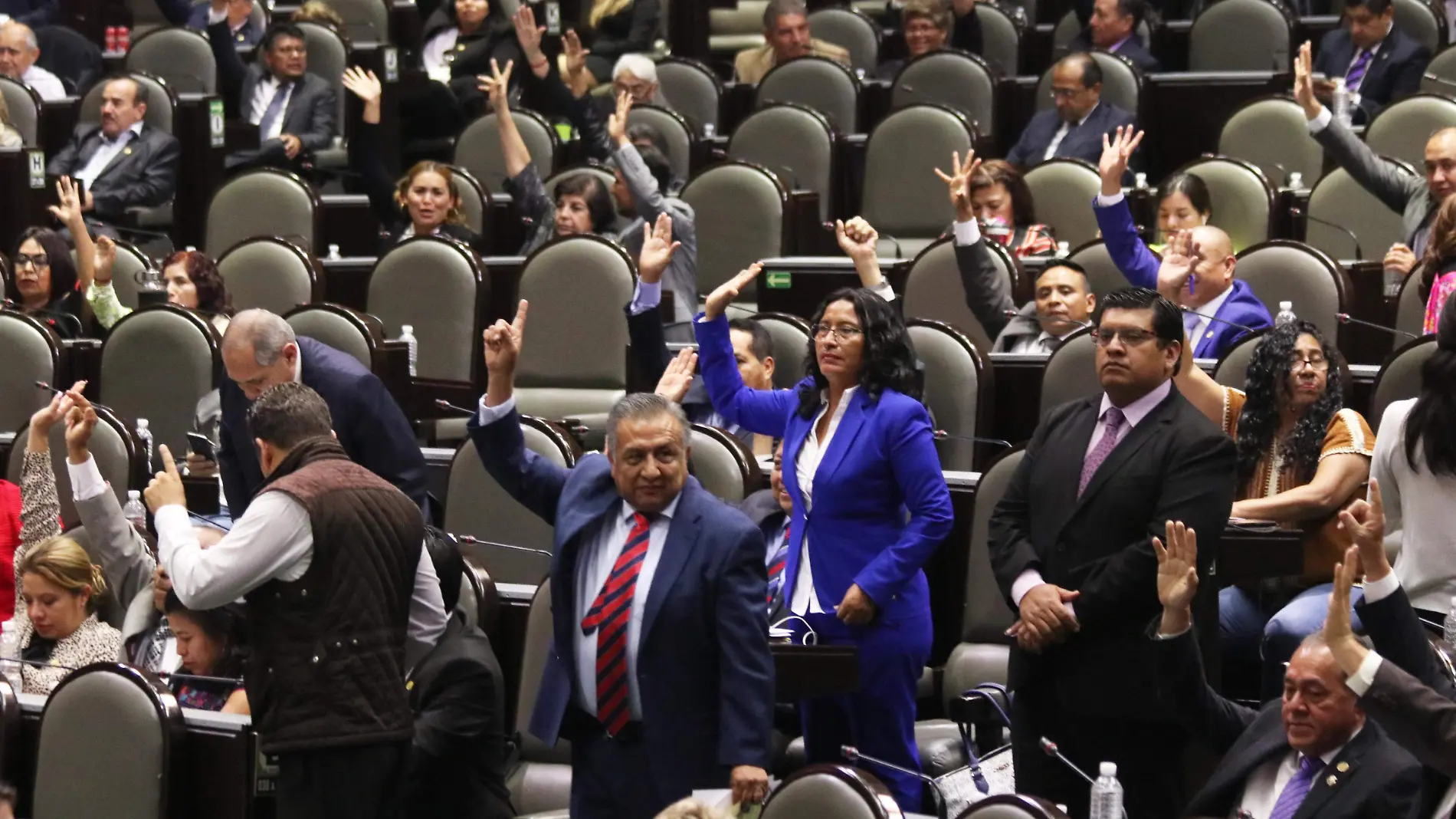 Camara de Diputados-Sesion-Votacion-Votos-Bancada de MORENA (3)